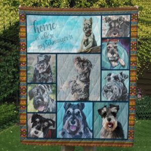 Schnauzer 10 Tlq0044 Quilt  Quilt